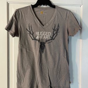 CARHARTT VNeck Graphic Tee